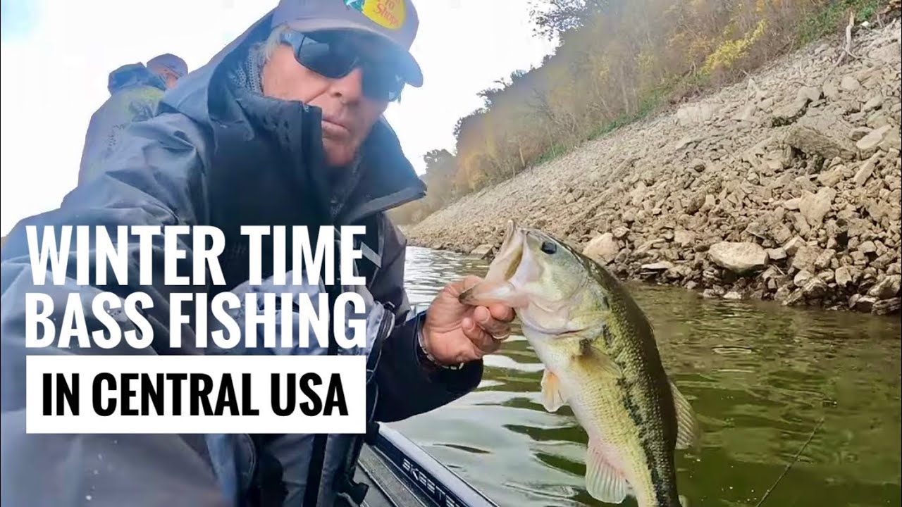 Winter time Bass fishing in Central USA