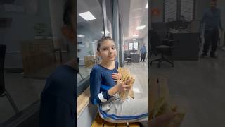 Erva Jimlastik yarışmasına katıldı #funnyvideo #gym #jimlastik