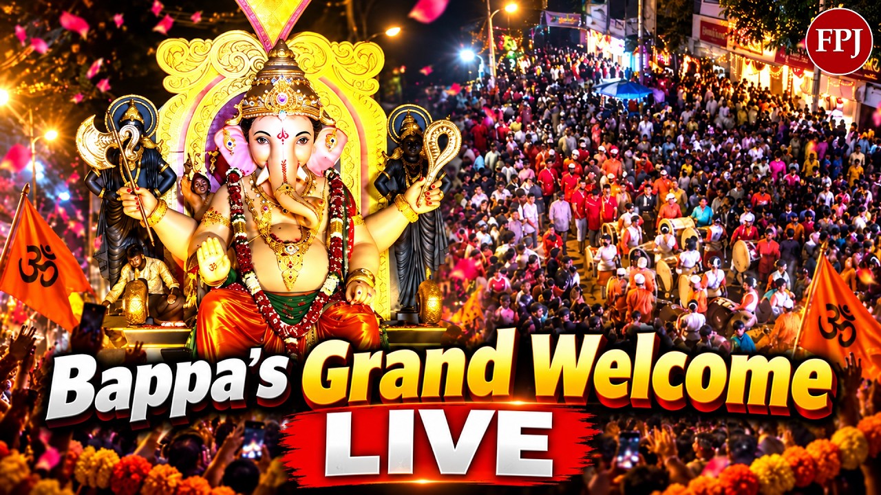 LIVE: Nationwide Ganeshotsav Festivities Kick Off | Spectacular Pandals & Devotion