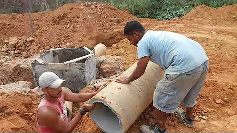 Como colocar manilhas de concreto?