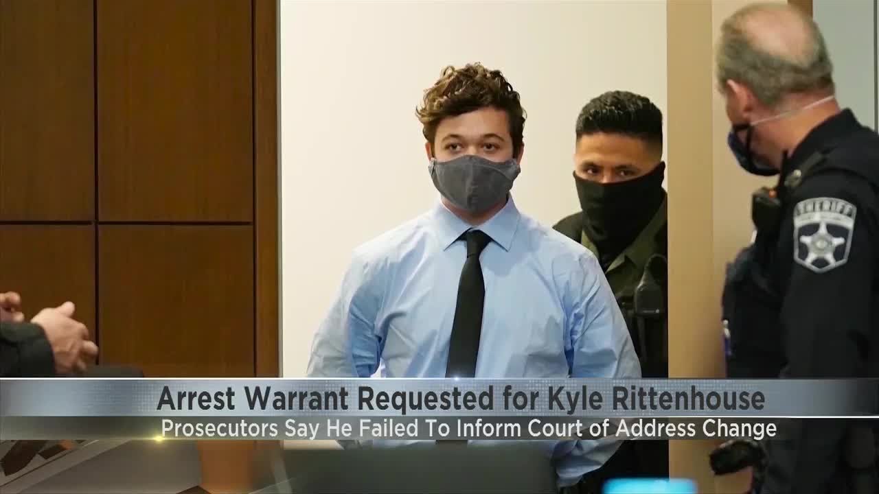 Prosecutors don't know Kyle Rittenhouse's whereabouts, seek arrest ...