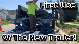 First Job With New SureTrac Dump Trailer! [Landscaping Made Easy] by Progressive Lawn Sam 1,121 views 3 years ago 10 minutes, 54 seconds