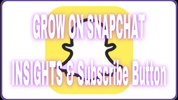 GROWING ON SNAPCHAT AND GETTING THE SUBSCRIBE BUTTON + INSIGHTS (part 1) | I have insights!