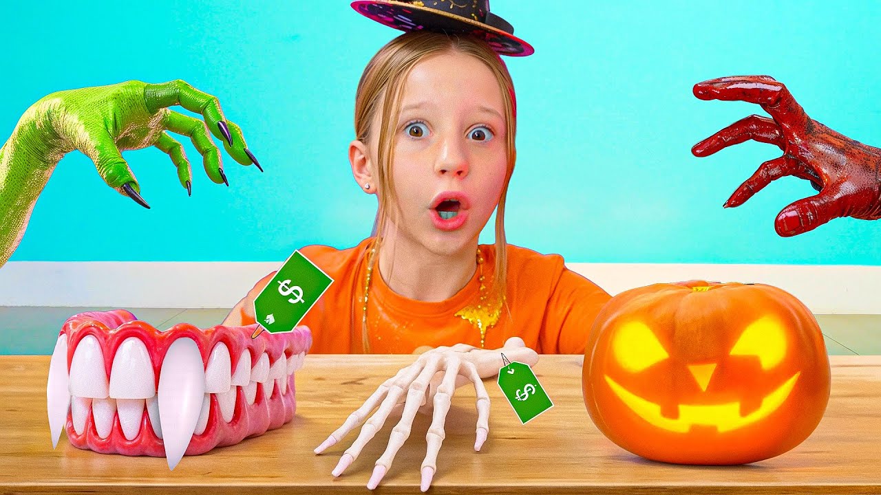 Cửa Hàng Halloween Kỳ Thú của Nastya | Trò Chơi và Niềm Vui Cho Trẻ Em