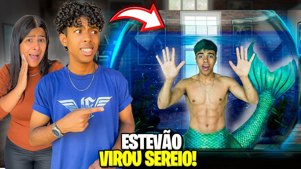 DEPOIS DO BEJO DA SEREIA O ESTEVÃO ESTÁ SE TRANSFORMANDO… *COMO VAMOS IMPEDIR?😨