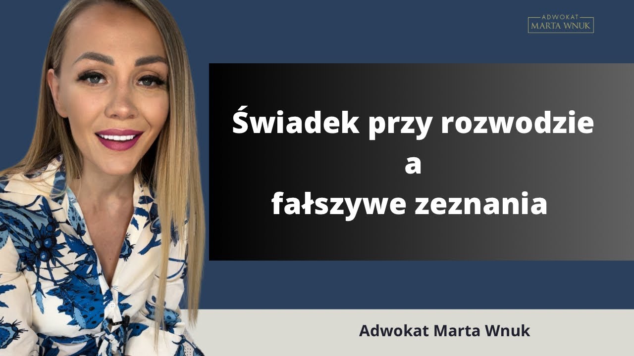 Świadek przy rozwodzie 👨🏼‍⚖️ Unikaj kłamstw w sądzie - konsekwencje składania fałszywych zeznań