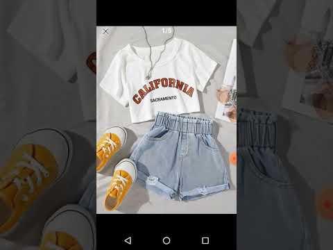 roupas que eu compraria para minha filha sair de 8 anos