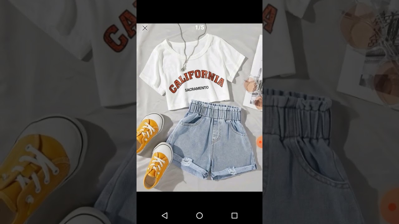 roupas que eu compraria para minha filha sair de 8 anos