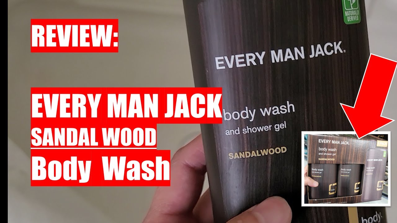 Costco Every Man Jack Sandalwood Body Wash 3 PK for 12.99! Unbox
