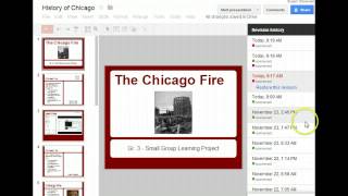 Google Presentation: Revision History