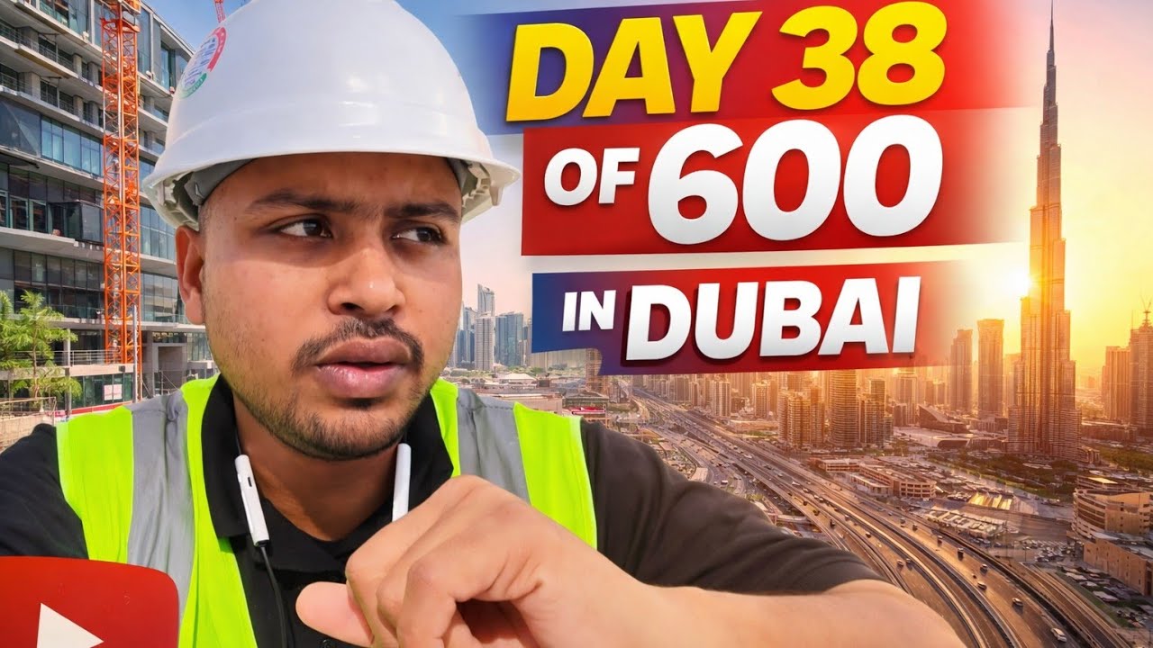 Day 38 of 600 in Dubai 🇦🇪 | Site Work Life of Fire Alarm Foreman | Real Struggle Vlog
