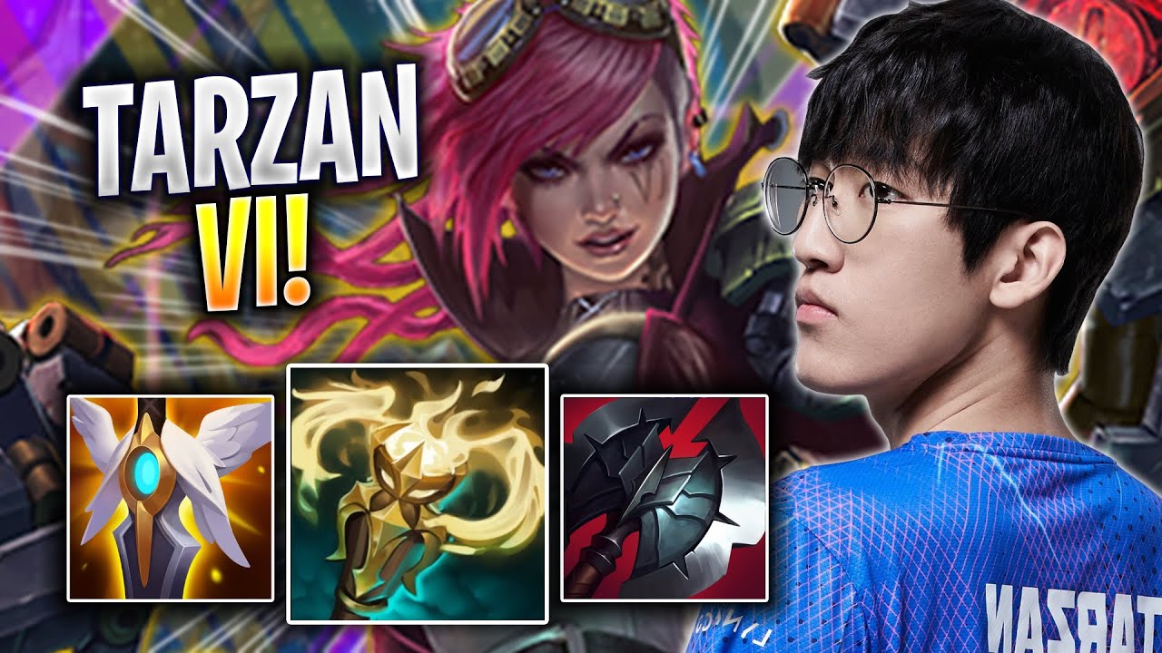 TARZAN TRIES VI WITH NEW ITEMS! - LNG Tarzan Plays Vi JUNGLE vs Wukong! | Season 2023