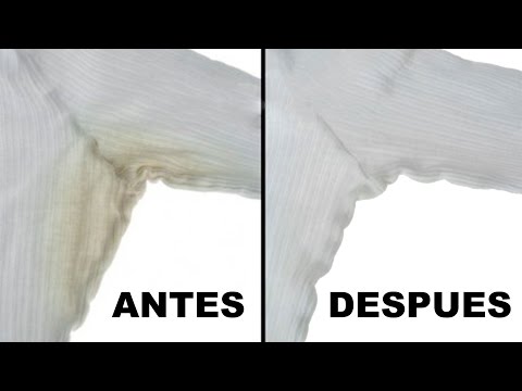 Quitar manchas de desodorante de la ropa | remove deodorant stains