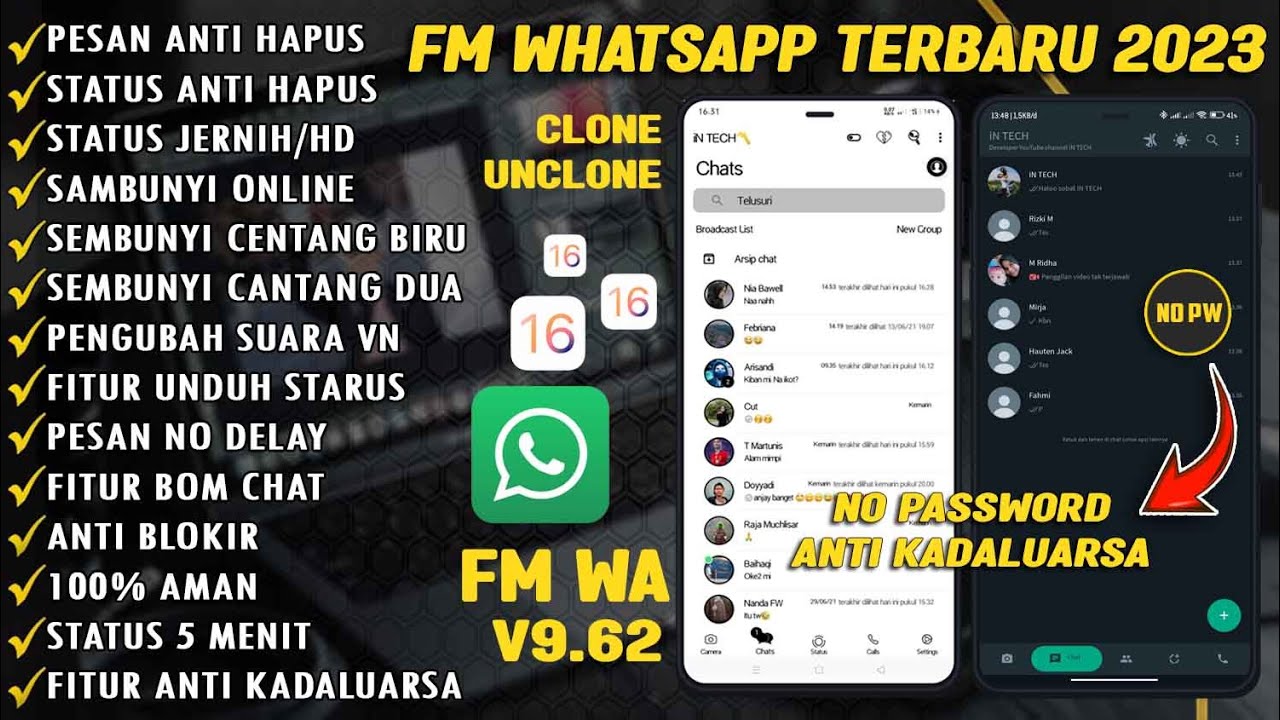 FM WHATSAPP V9.71 TERABRU 2023 || FM WA TERBARU 2023 - NO PW