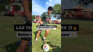 LAB TECHNICAL WORK ⚽️🔥| Sharpen your touch. Elevate your game ⚡️ #shortvideo