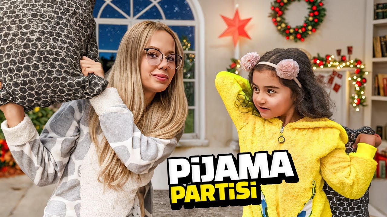 YENİ EVDE PİJAMA PARTİSİ !? | Gamze Karta Öykü Karta