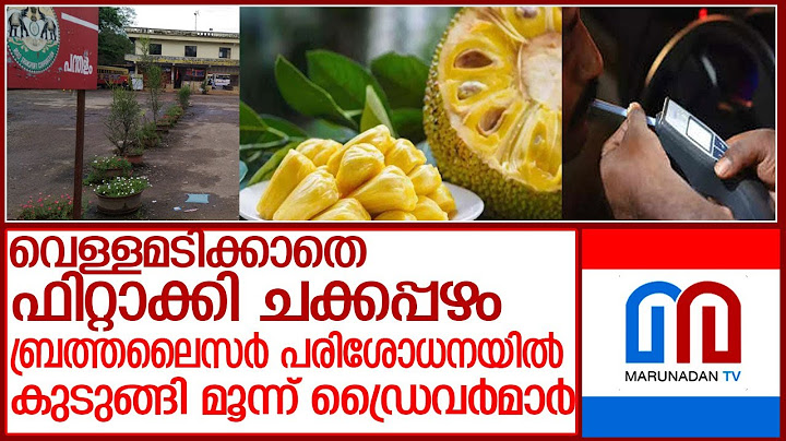 ചക്കപ്പഴം കഴിച്ച് ഫിറ്റായി; ബ്രത്തലൈസര്‍ ഡ്രൈവര്‍മാര്‍ക്ക് പണികൊടുത്തു l Pandalam KSRTC Bus Station