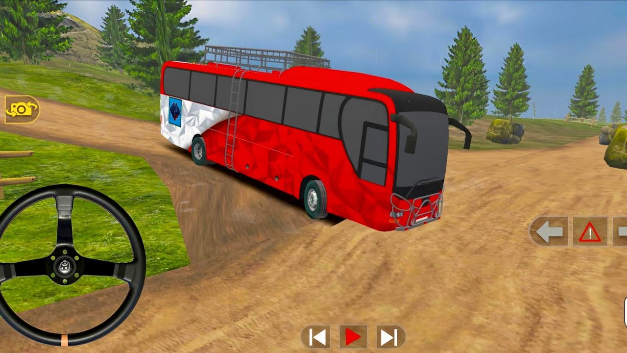 Coach Bus Simulator India Off Road Driving Bus Game Simulator Bablu Gamer Gameplay  Part 94 