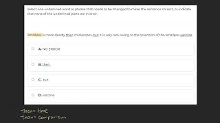 English Proficiency VII Question 16