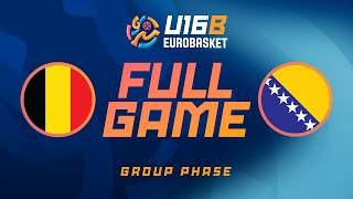 LIVE - Belgium v Bosnia and Herzegovina | FIBA U16 Women's EuroBasket 2026 Division B | Group Phase