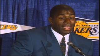 Magic Johnson Comeback Announcement - Sept 29, 1992 (2/3)