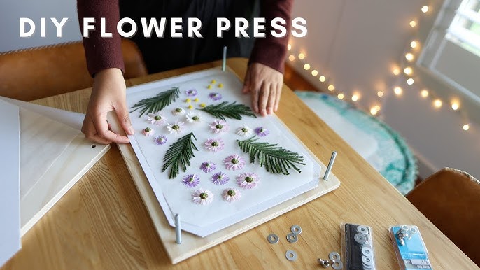 How to Make a DIY Flower Press - Woodlark Blog