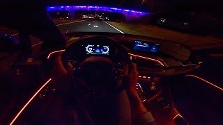 2019 BMW i8 Roadster | POV NIGHT DRIVE | Ambient Lighting by AutoTopNL