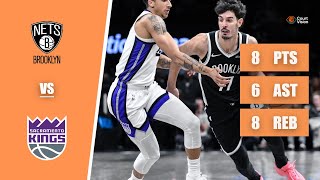 Ben Saraf - 8 Points, 6 Assists, 8 Rebounds Vs Kings - 2025-26 Regular Season