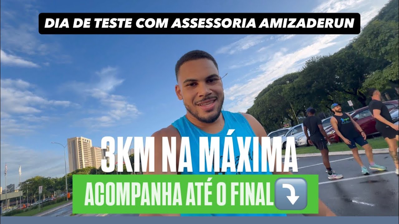 VLOG DO TESTE DE 3KM 🔥🥴