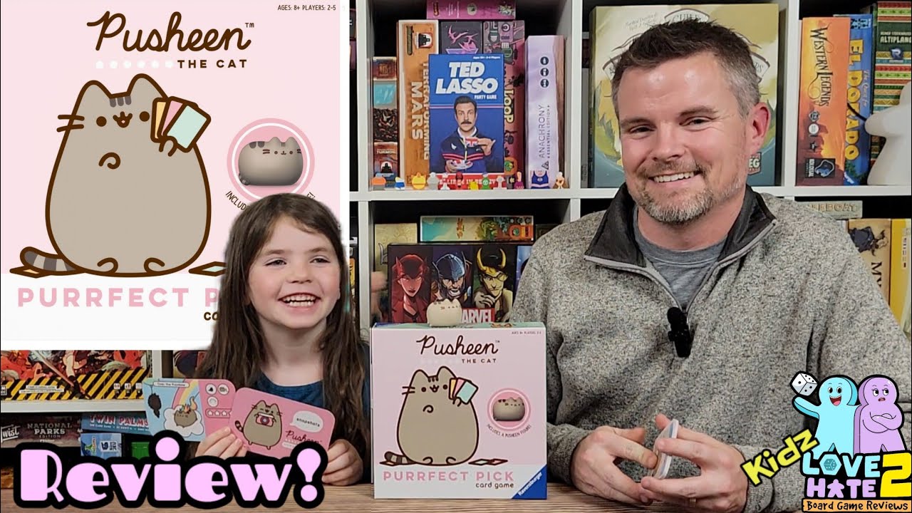 Pusheen The Cat Purrfect Pick Card Game The Kidz of Love 2 Hate boardgames 
