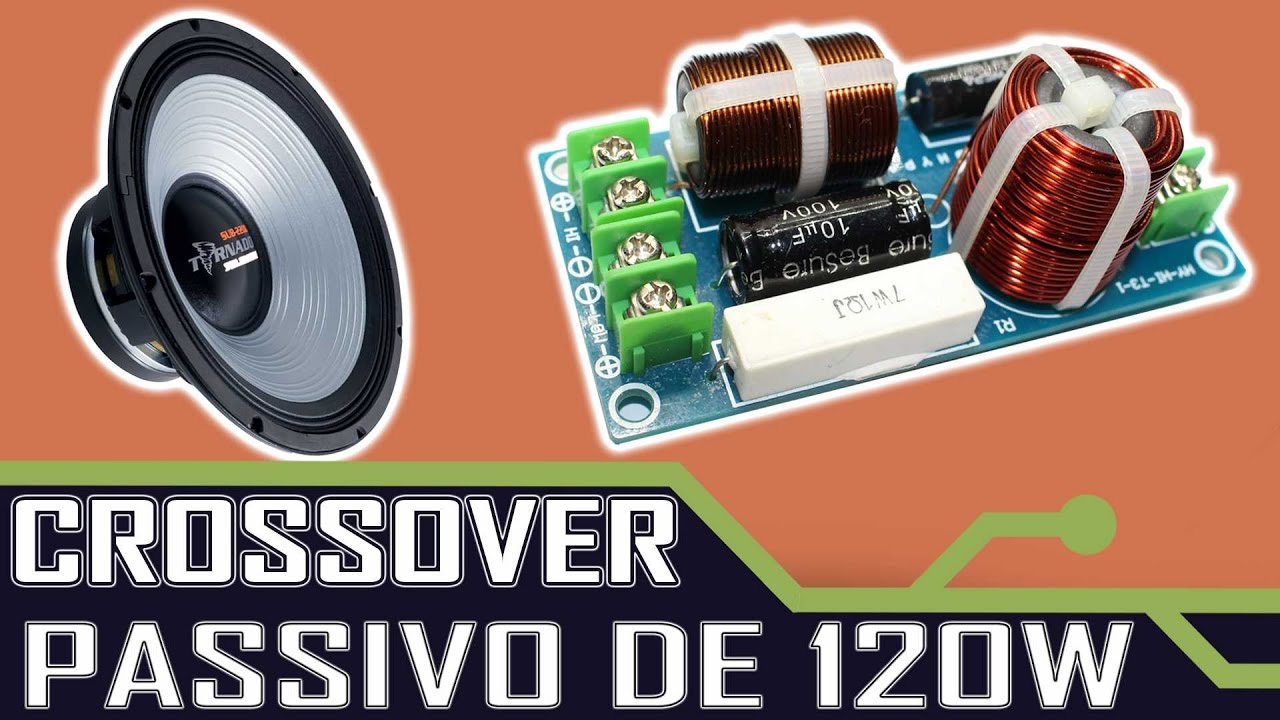 COMO CONECTAR CROSSOVER PASSIVO DE 120W. YouTube