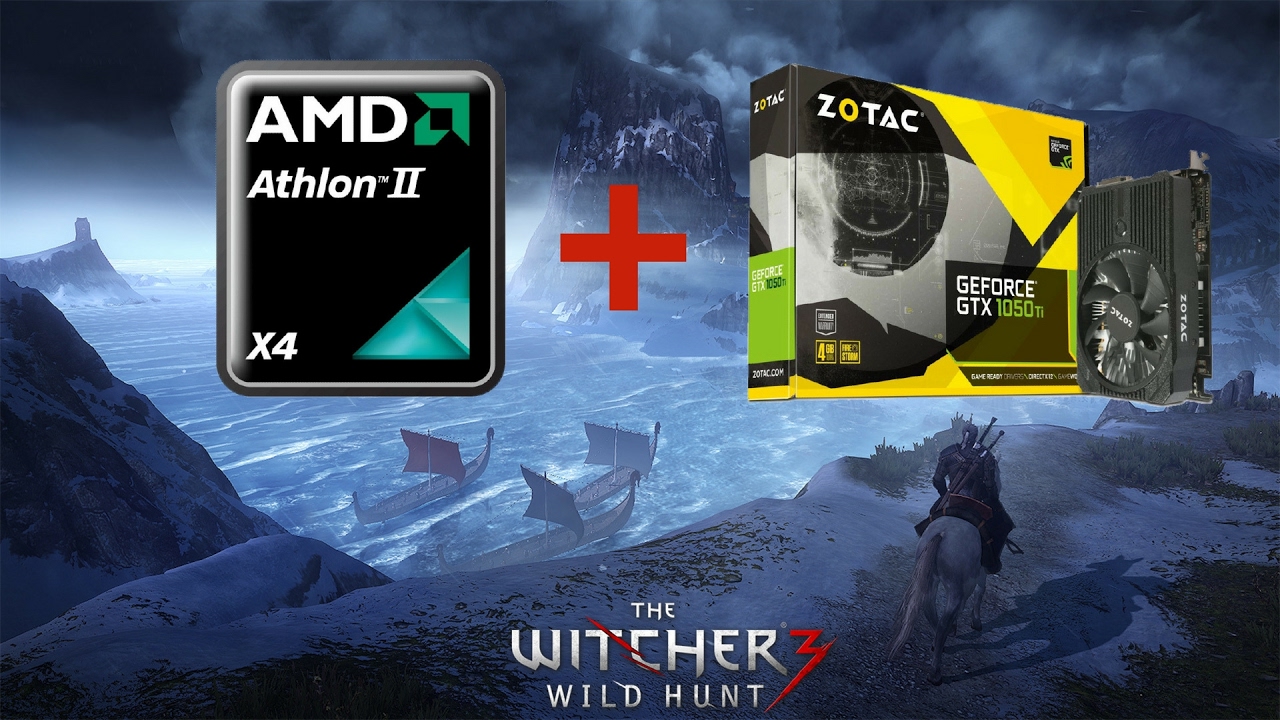 Witcher 3 GTX 1050 Ti + Athlon II X4 Skellige Test - MMO24.pl