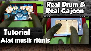 Tutorial❗️belajar real drum dan real cajoon untuk pemula II gundul gundul pacul II musik pakai hp screenshot 4