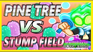 BLUE HIVE NERF! Pine Tree Vs Stump Field COMPARISON | Bee Swarm Simulator