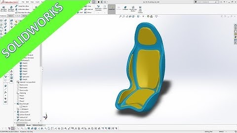 Racing Car Seat - Solidworks 2018 / 19 Training - Part Design