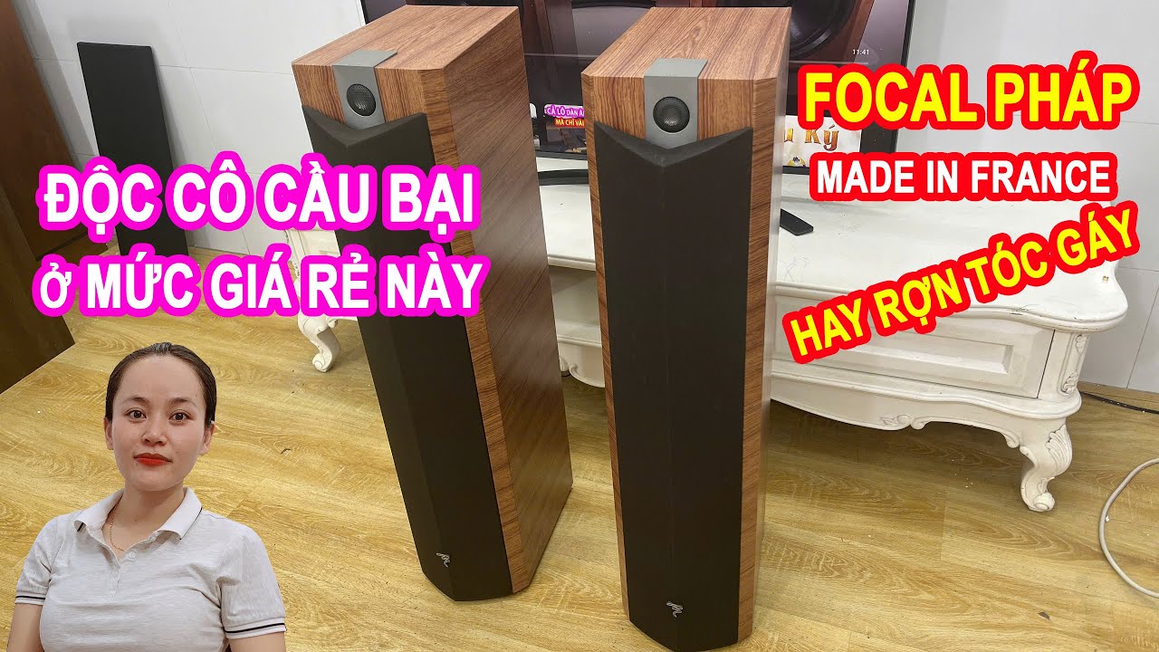 KHÔNG THỂ TÌM RA ĐỐI THỦ cho đôi loa Focal 716V Trong tầm Giá Rẻ này, NGHE CỨ NHƯ LOA HI-END