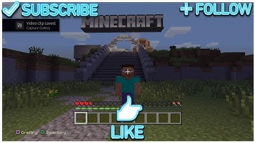 Minecraft Playstation 4 Edition 1.01 Tutorial world in 2022!