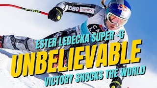 Ester Ledecká Stuns The World With Historic Super-G Victory0