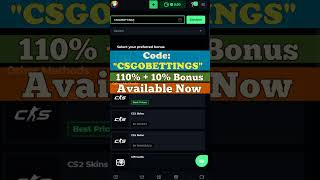 You’re Missing This CSGOLuck Bonus – 110% with One Code