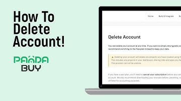 How to Delete Pandabuy Account  [easy]