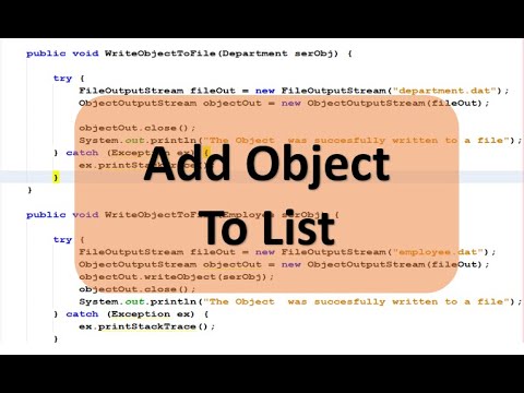 Lập trình Java - Add Object vào trong List - YouTube