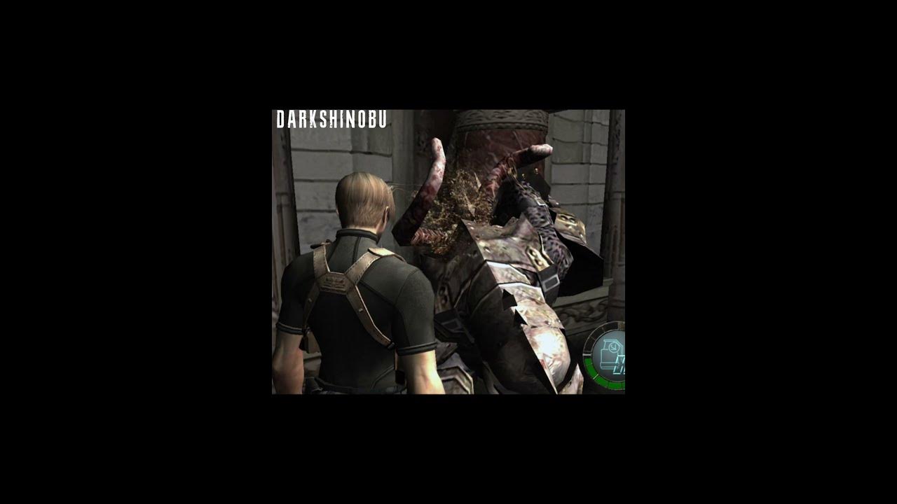 How to Kill the Armored Garrador Easily with the Knife #shorts #residentevil4