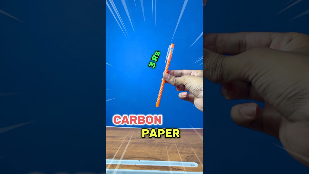 I Made A Carbon Paper 🤯 || #experiment #shorts ​⁠@CrazyXYZ