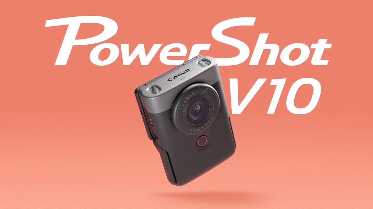 Canon PowerShot V10 Vlog Camera (Black) 5947C002 B&H Photo Video