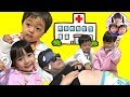 【爆笑寸劇】おいしゃさんごっこ♪　みなくん病院が荒治療で大爆笑！　ひみつ×戦士ファントミラージュ！　まりちゃんナースも大活躍♪　パパのお腹は治るかな？　病院ごっこ　3人きょうだい