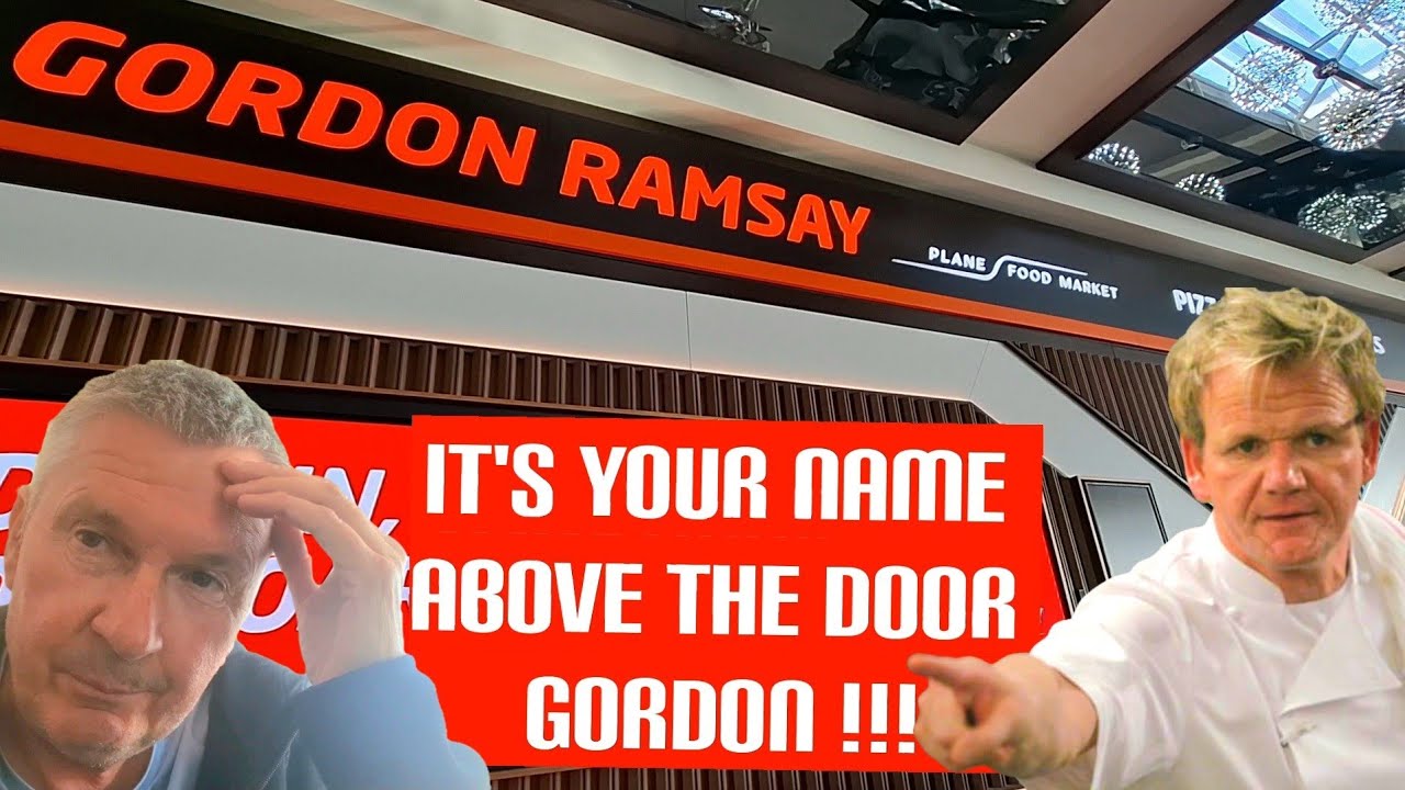 Eating at GORDON RAMSAY and it WASN'T WHAT WE EXPECTED from you GORDON ...