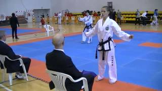 Madrid Open Taekwon Do Itf Tul Stefany Balaguer Vs Ferchu Zotelo