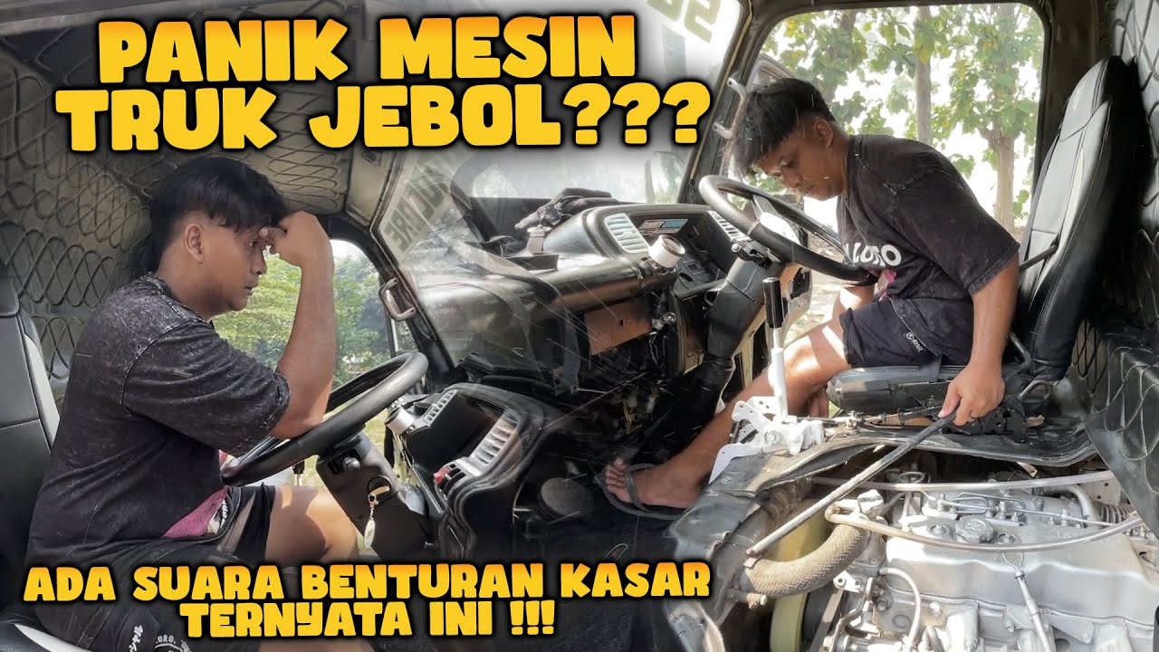 PANIK‼️ SUARA MESIN TRUK GLEDEK GLEDEK DI KIRA MESIN TRUK JEBOL