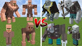 VILLAGER vs ILLAGER AT EVERY AGE | Minecraft Mob Battle