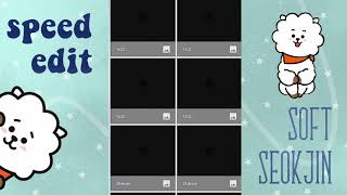 ੈ♡‧₊˚↱ speed edit ;; soft Seokjin. screenshot 3